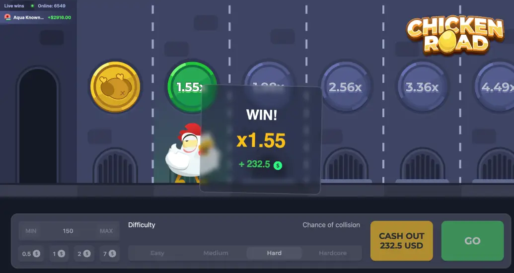 Zagraj w Chicken Road online
